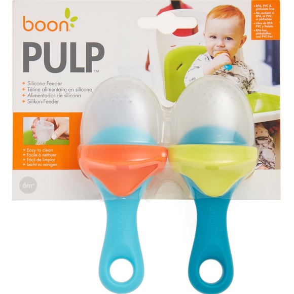 BNIB Baby Feeding Bundle: Boon SQUIRT & PULP Feeder Set, Blue/Green - Picture 5 of 14